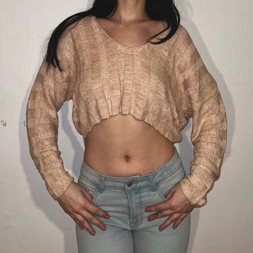Forever 21 Beige Knit Sweater
